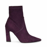 Saint Aubergine Leather Ankle Boots