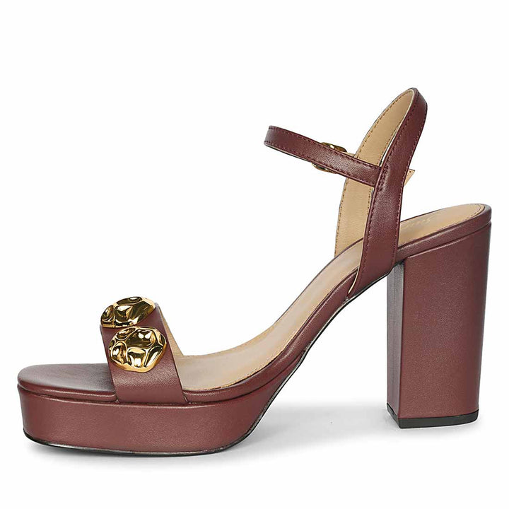 Saint Essie Port Royale Vegan Leather Block Heels