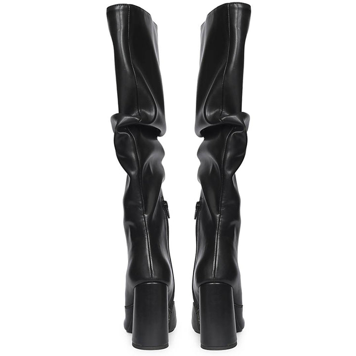 Saint Black Leather Long Boots