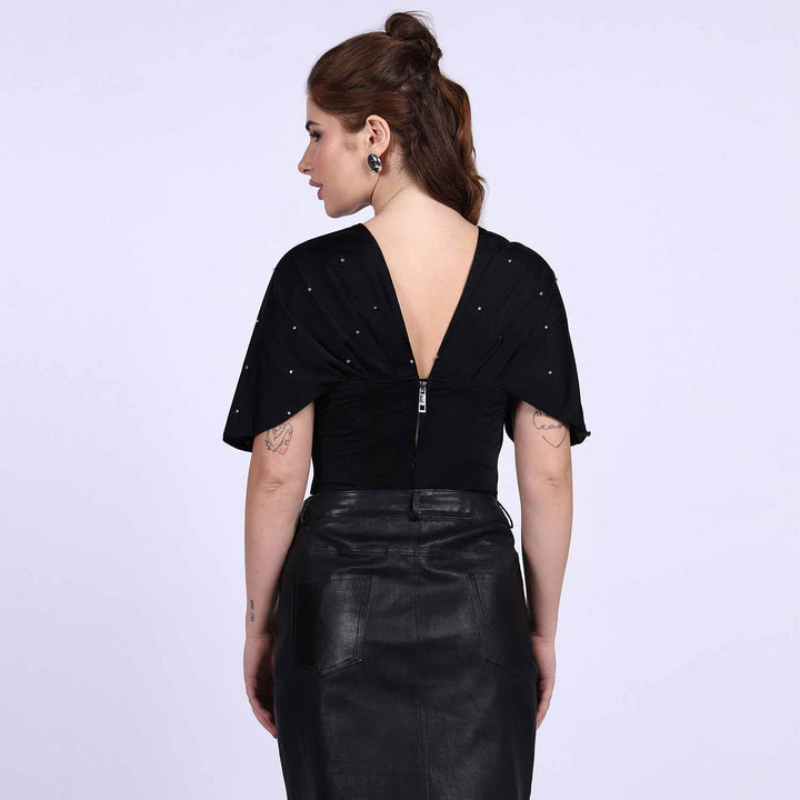 Saint Oriana Black Leather Jackets