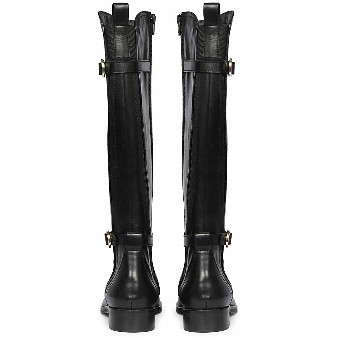 ACLENT】Round buckle long boots aclent Round buckle long boots Buy