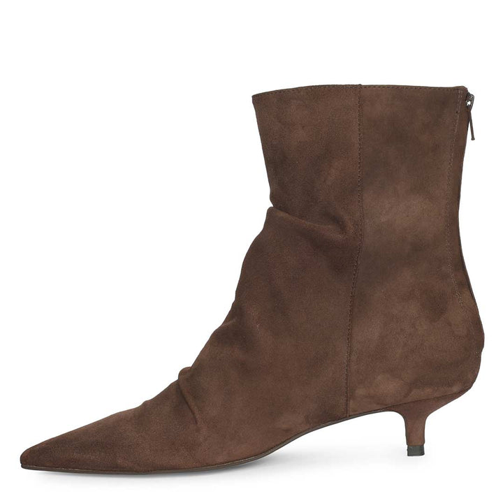 Saint Florino Brown Suede Leather Handcrafted Ankle Boots