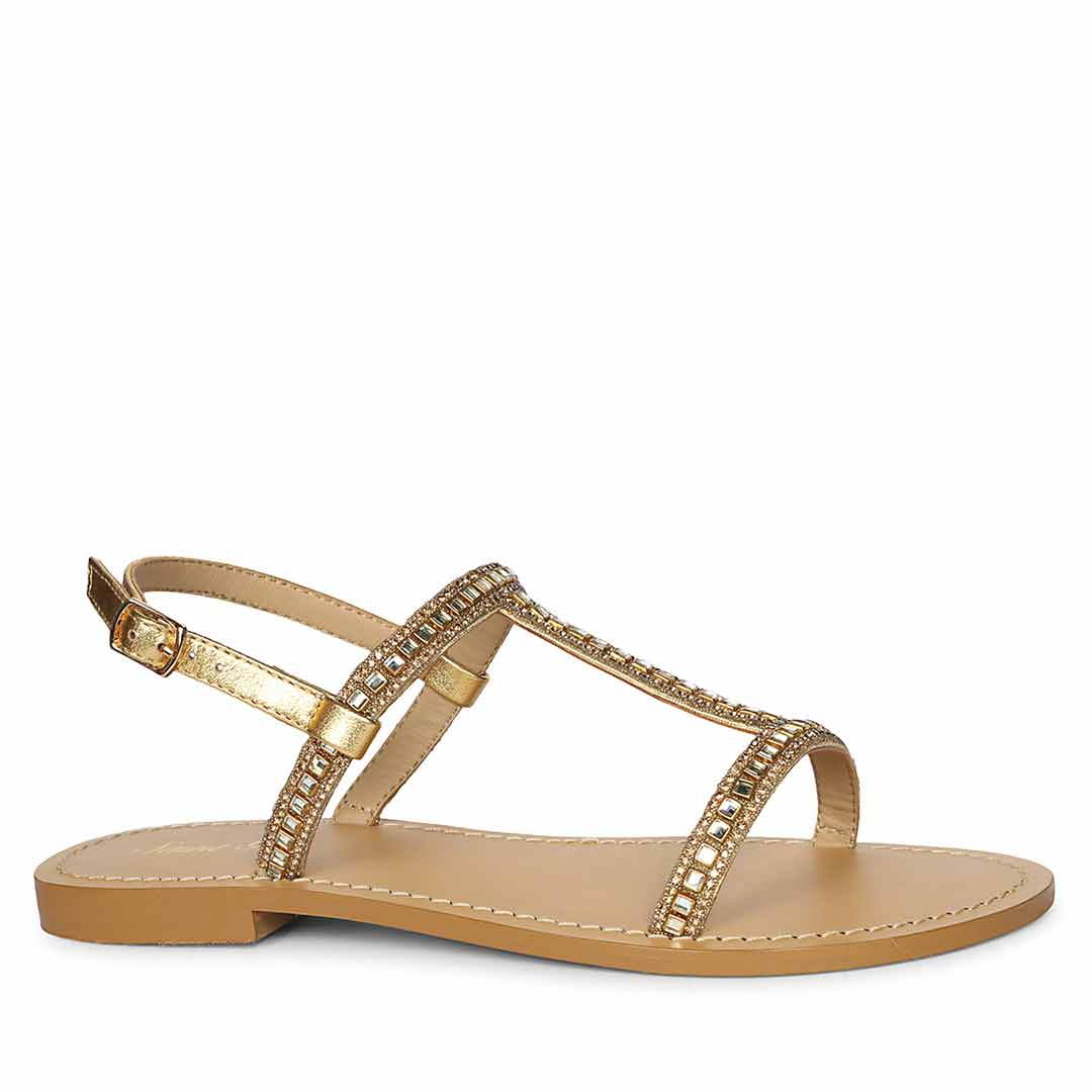 Saint Platin Leather Flats