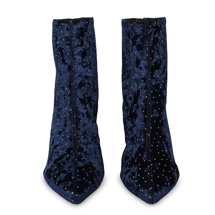 Saint BlueLeather High Ankle Boots