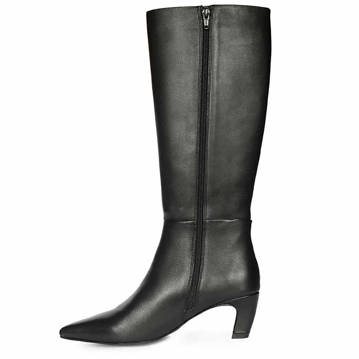 Saint  Black Leather Long Boots