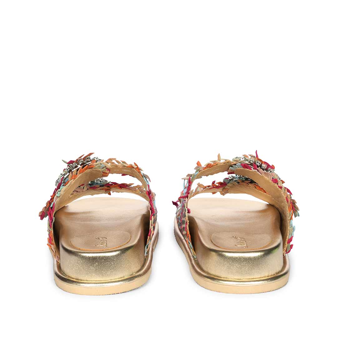 Saint Nuala Diamante Multi Woven Leather Sandals