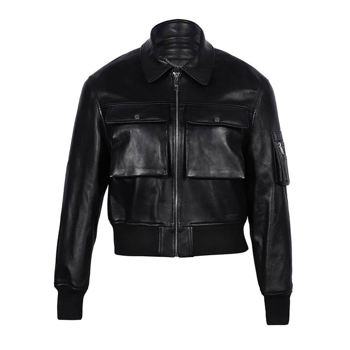 Saint Rosine Women Black Leather Jackets