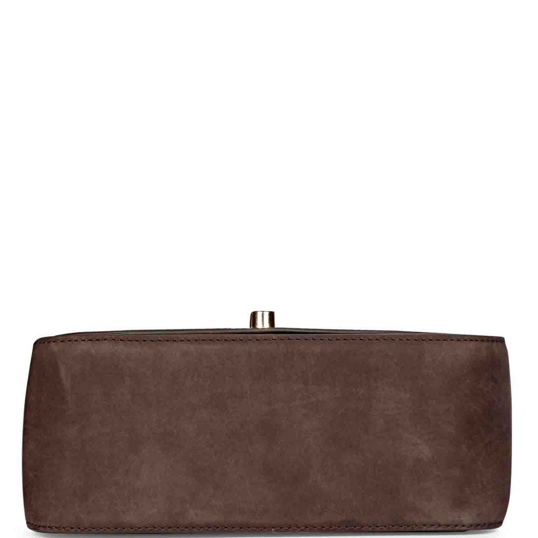 Favore Grey Womens  Leather Structured Sling Bag