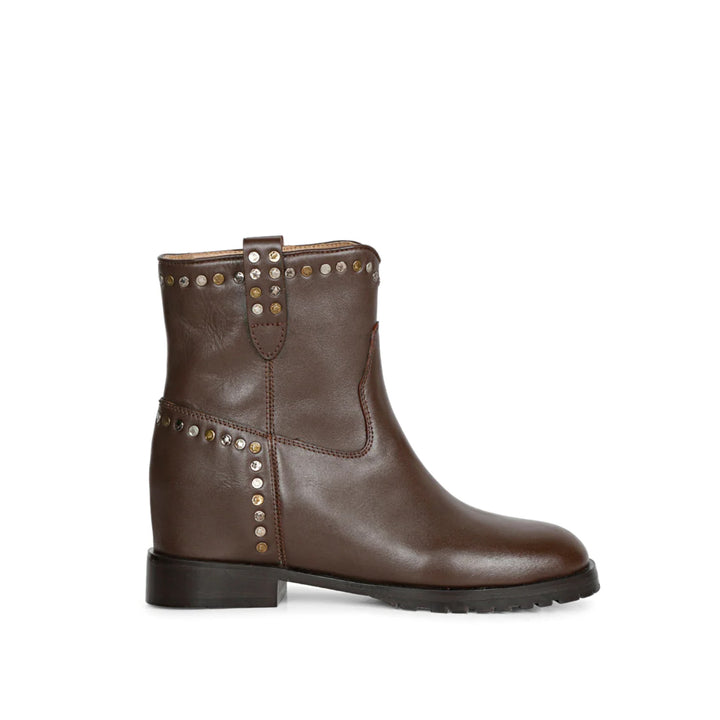 SaintG Womens Brown Leather Shoes.