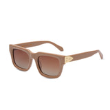 Kai Dusk Clay Bronze Rectangle Sunglasses