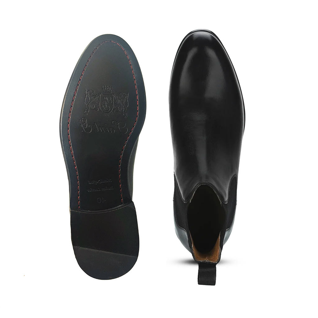 Saint Lorenzo black  leather Chelsea boot