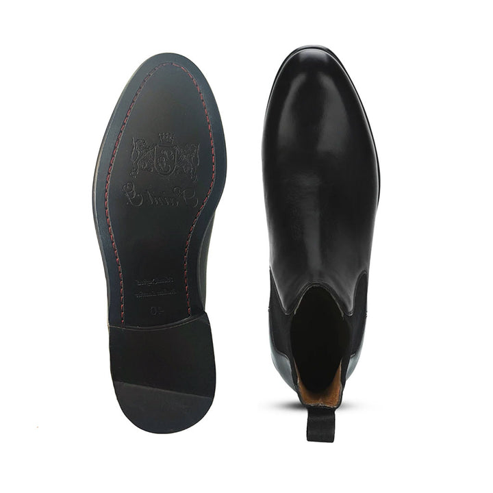 Saint Lorenzo black  leather Chelsea boot