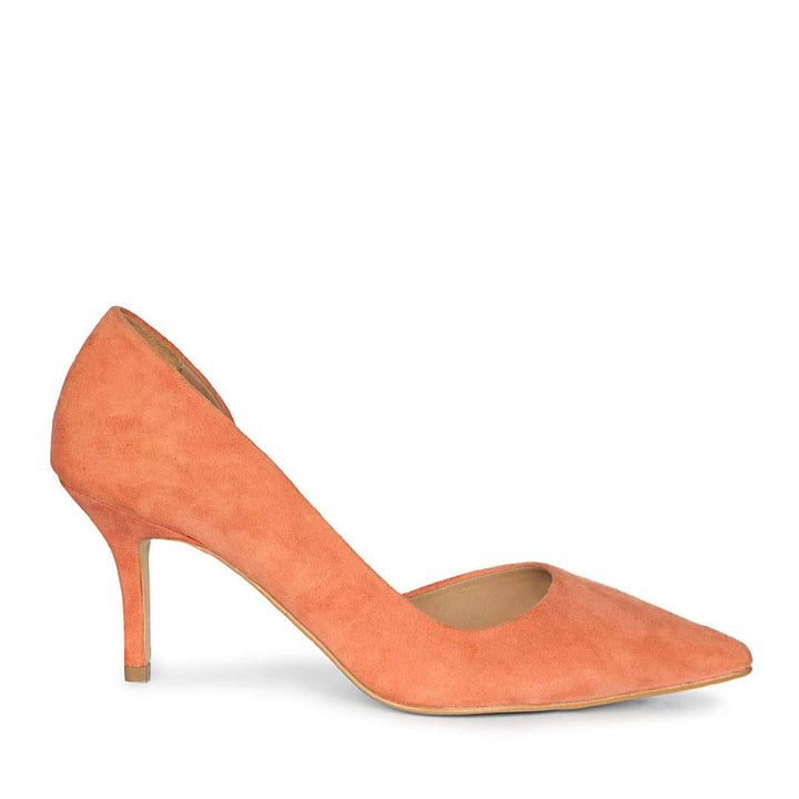 Saint Layla Rose Suede Leather Pumps