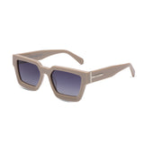 Malibu Blush Smoke Rectangle Sunglasses