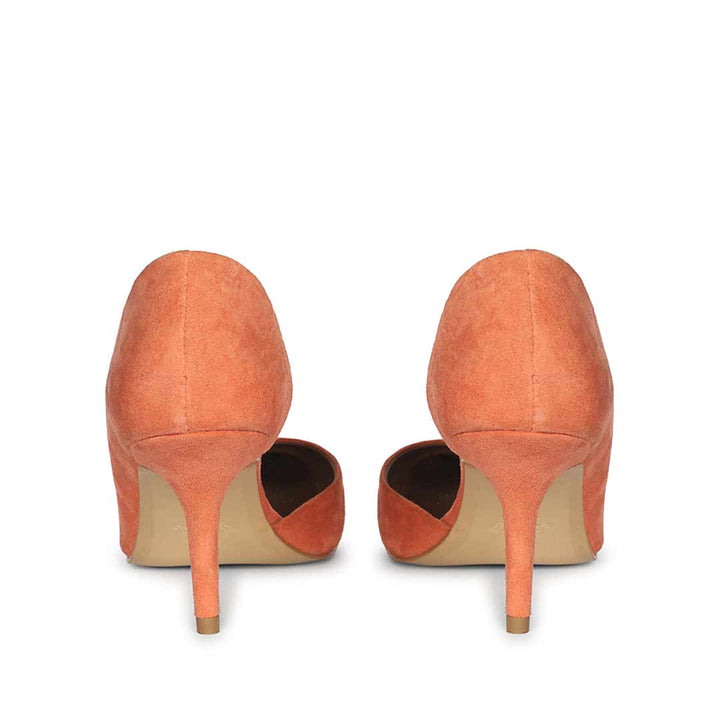 Saint Layla Rose Suede Leather Pumps