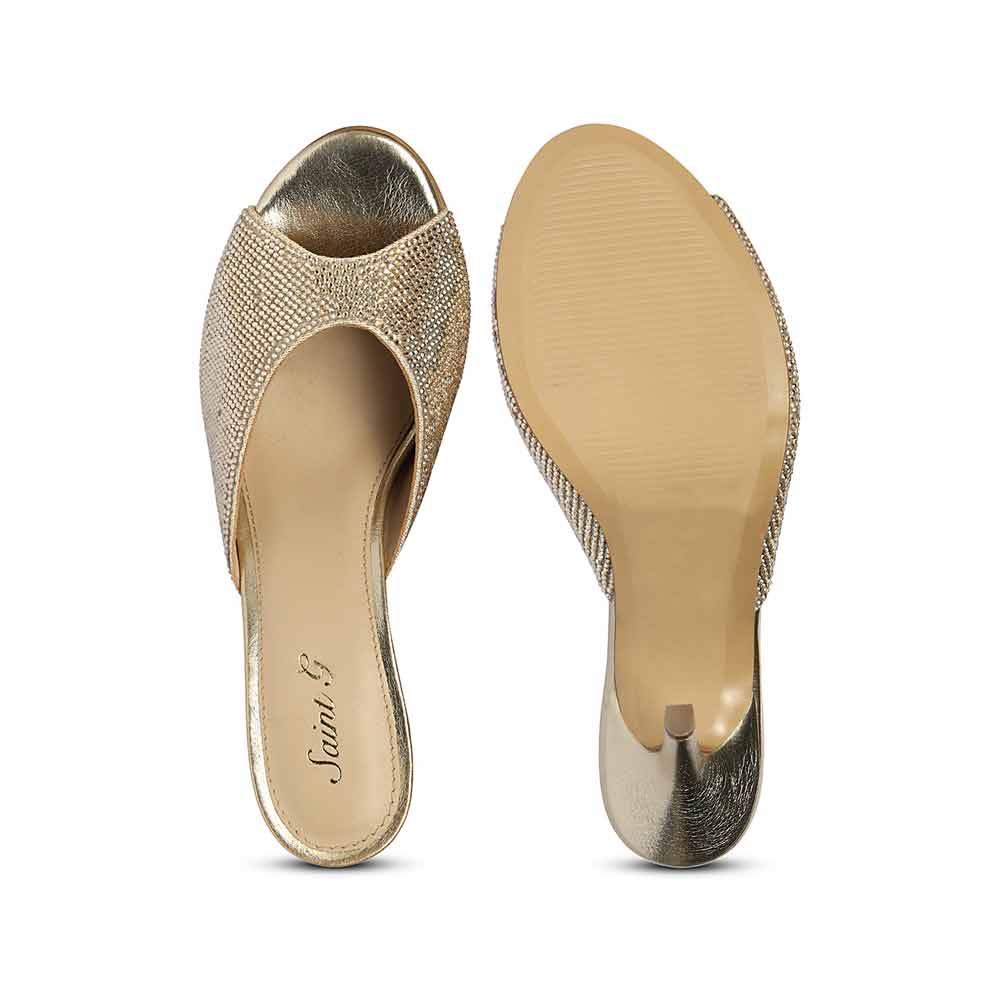 Saint Estrella Glow Crystal Stiletto Heels