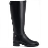 Saint Stella Black Leather Knee High Boots