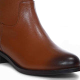 Saint Martina Tan Leather Calf  Boots - SaintG