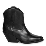 Saint Giulia Black Leather Handcrafted Ankle Boots