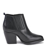 Saint Angela Black Leather Ankle Boot