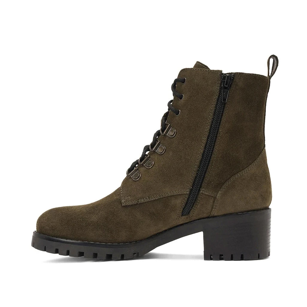Saint Moira Olive Leather Ankle Boots