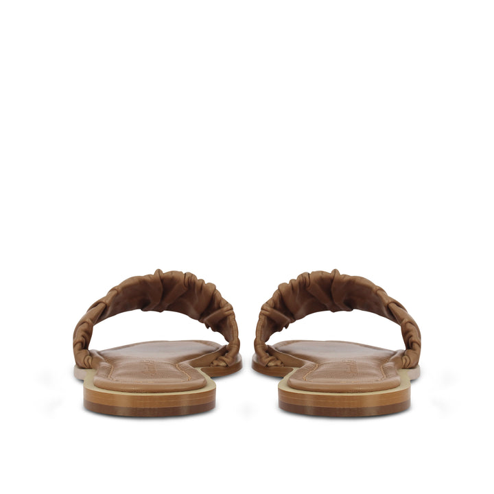 Saint Beatrice Cuoio Handcrafted Leather Slides