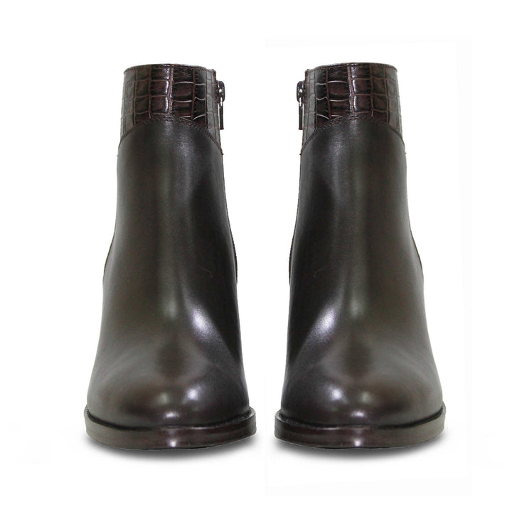 Saint Alexa Brown Leather Boots - SaintG