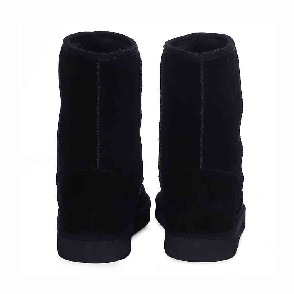 Saint Flora Navy Camo Fabric Snug Boots