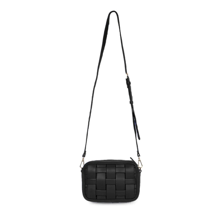 Bennet Black Leather Handcrafted Cross Body Sling Bags