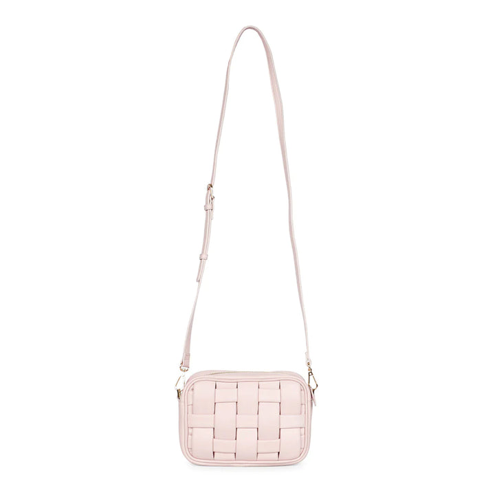 Bennet Pink Blush Leather handcrafted Cross Body Sling Bags