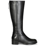 Saint Rachele Black Leather Knee High Boots - SaintG India