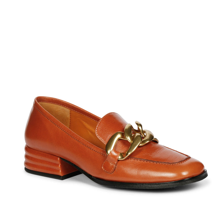 Saint Juliet Rust Leather Handcrafted Moccasins