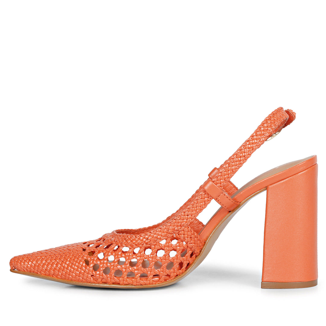 Elevate Your Look: Saint Malea Leather Block Heels