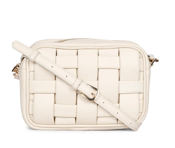 Bennet Cream Leather Handcrafted Cross Body Sling Bags