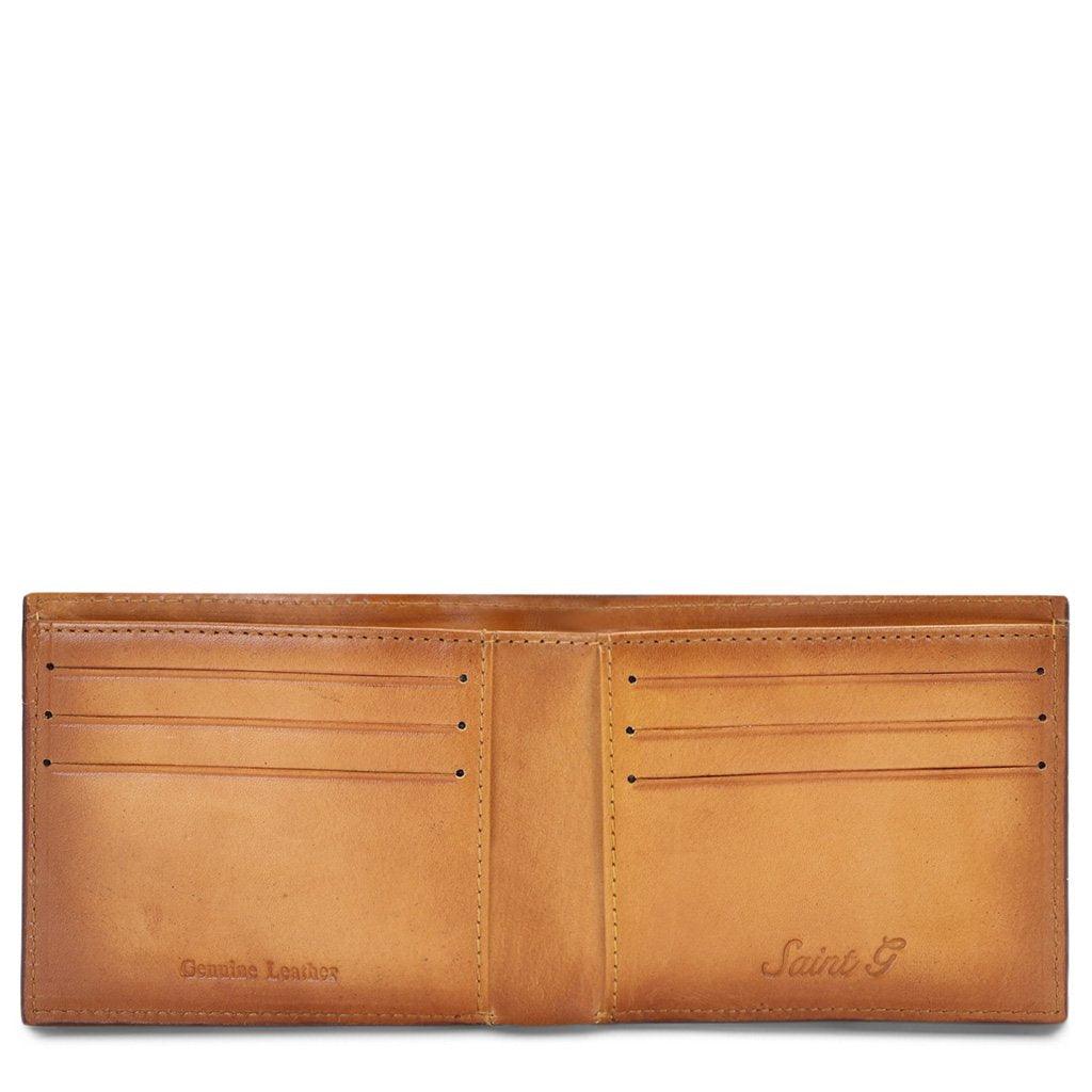 Tan Leather Men's Wallet Set - SaintG India