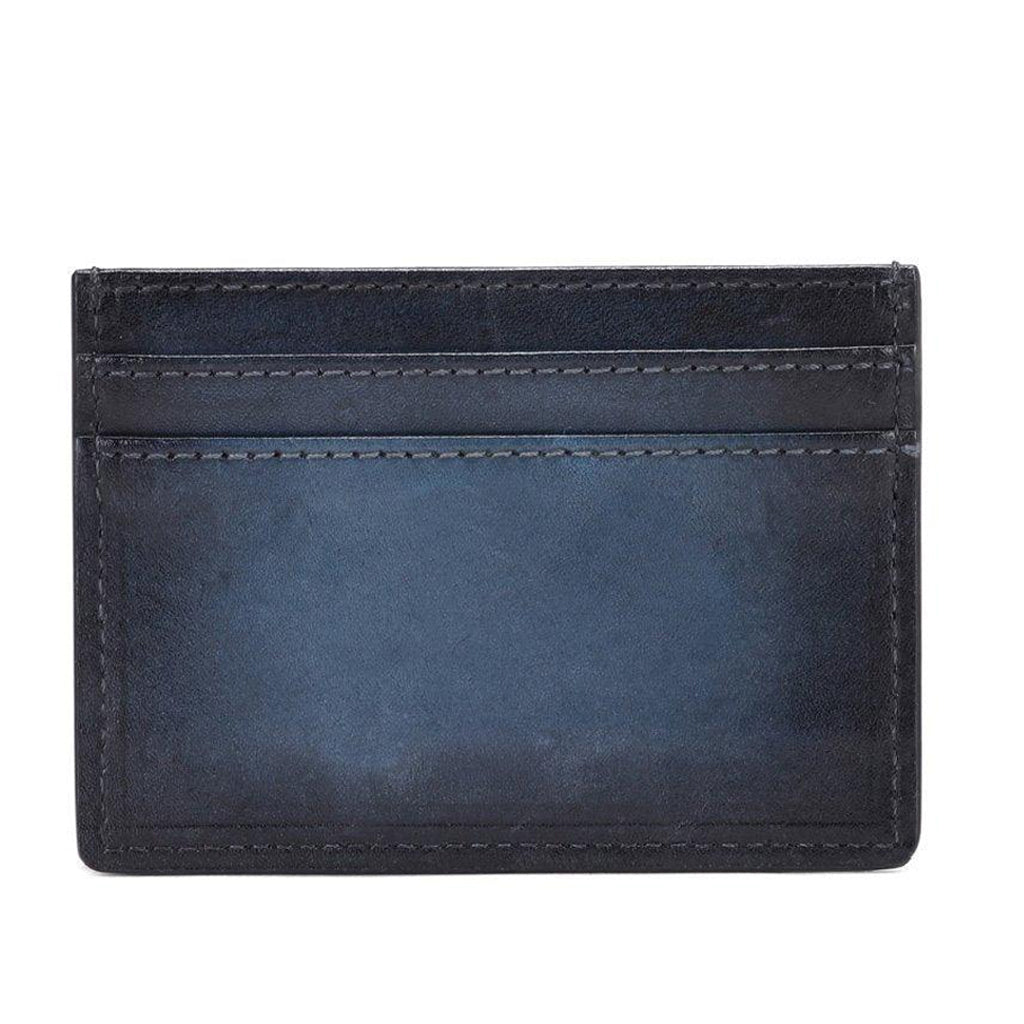 Blue Leather Card Holders