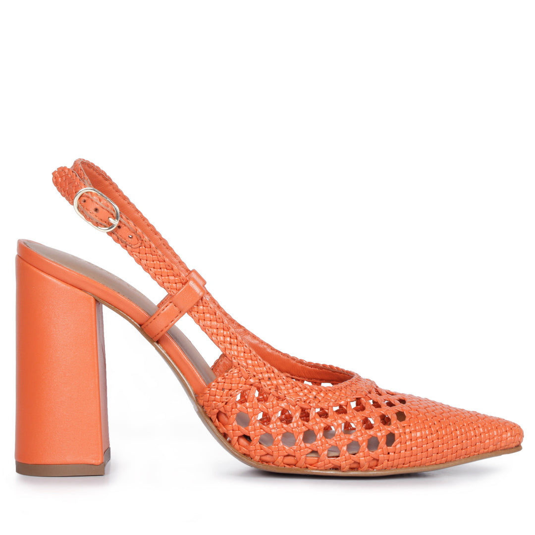 Elevate Your Look: Saint Malea Leather Block Heels