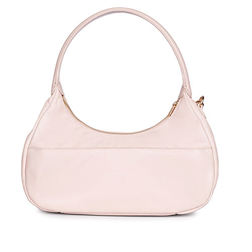 Tesorina Pink Blush Hand Woven Leather Hobo Bags