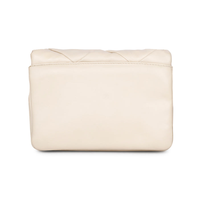 Kate Cream Leather Handcrafted Cross Body Sling Bags